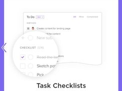 ClickUp Task Checklist Feature