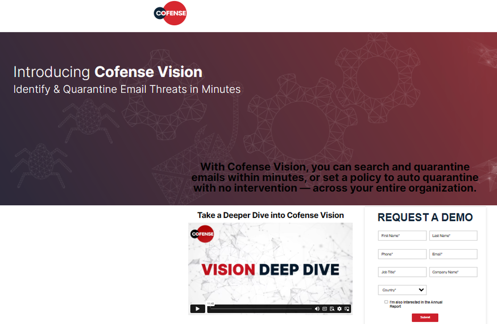 Cofense Vision Screenshot 1