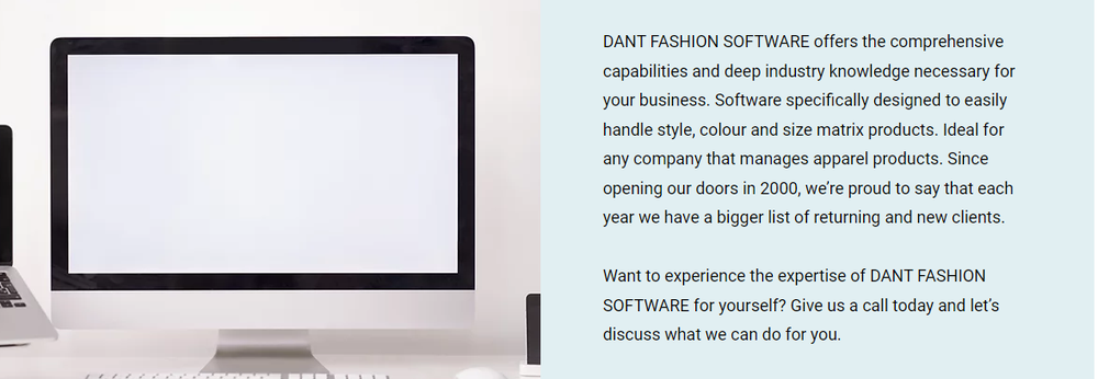 Dant Fashion Software Screenshot 1