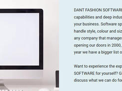 Dant Fashion Software Screenshot 1