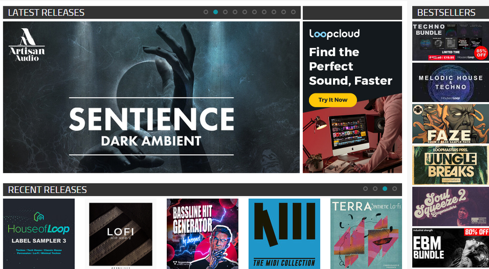 Loopmasters Screenshot 1