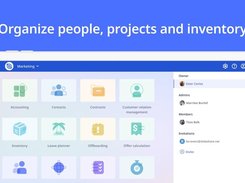 Organize people, projects and inventory