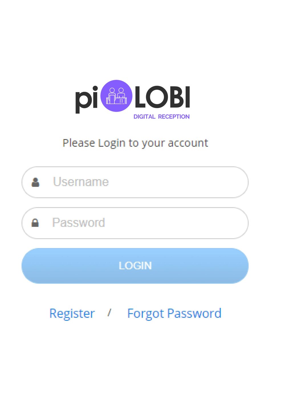 Login Screen