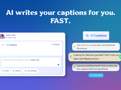 Generate powerful captions with AI