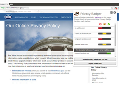 Privacy Badger Screenshot 1