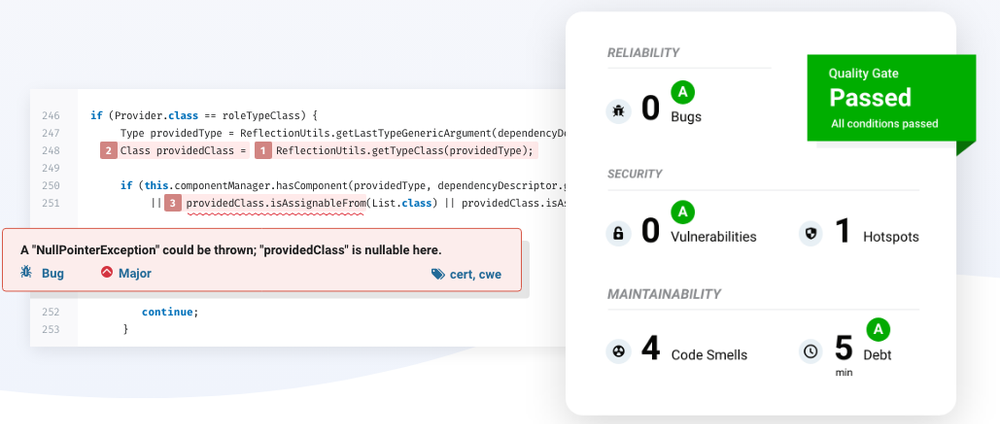 SonarQube Screenshot 1