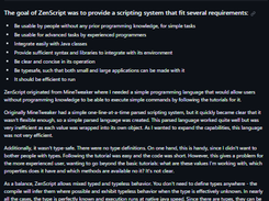 ZenScript Screenshot 1