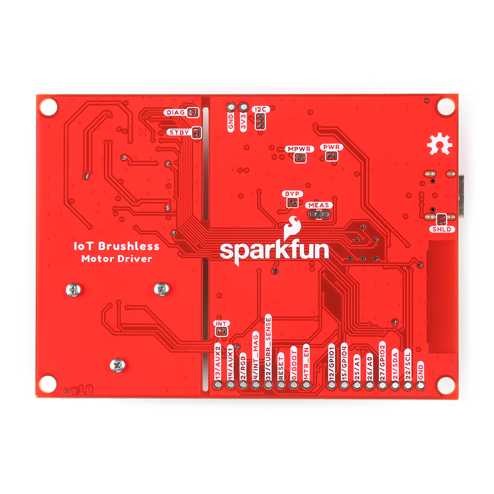 SparkFun IoT Brushless Motor Driver (ESP32 WROOM, TMC6300)