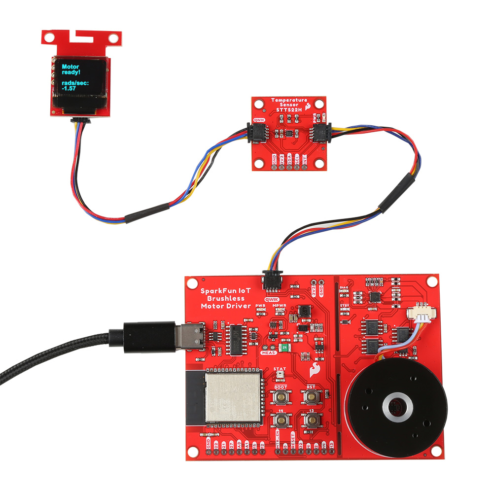 SparkFun IoT Brushless Motor Driver (ESP32 WROOM, TMC6300)