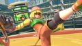 Min Min kicking in Super Smash Bros. Ultimate.