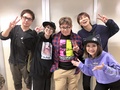 Suzuki, far right, with the band from Haicalive Kyoto Mix: DORA, Mai Imamura, Tetsuya Oyama, and Satoshi Adachi.