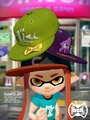 Promotional image for Skalop, with a female Inkling wearing the Mint Tee.