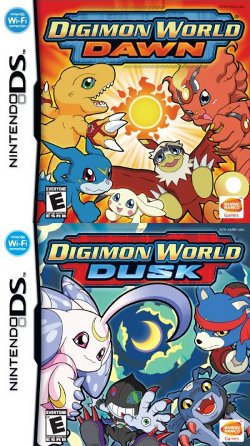 Box artwork for Digimon World: Dawn and Dusk.