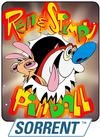 Box artwork for Ren & Stimpy Pinball.