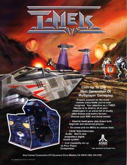 Box artwork for T-MEK.