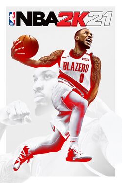 Box artwork for NBA 2K21.