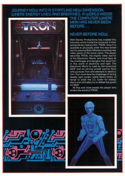 Box artwork for TRON.