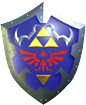 Hylian Shield render from Ocarina of Time