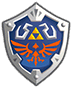 Hylian Shield sprite from Skyward Sword