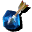 Ice Arrow sprite from Ocarina of Time