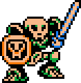 Master Stalfos sprite from Link's Awakening DX