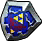 Hylian Shield sprite from Ocarina of Time 3D