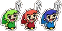 Links sprite from Tri Force Heroes