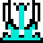 Leever sprite from The Adventure of Link