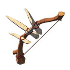 Dragonbone Boko Bow sprite from Breath of the Wild