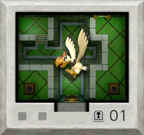 Evil Eagle sprite from Link's Awakening (Nintendo Switch)