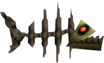 Skullfish model from Majora's Mask