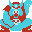 Ganon sprite from The Legend of Zelda