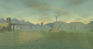 Lake Hylia screenshot from Breath of the Wild