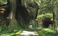 A portion of the Sacred Grove from Twilight Princess