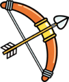 Artwork of the Bow and Arrow