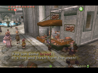 Bread screenshot from Twilight Princess