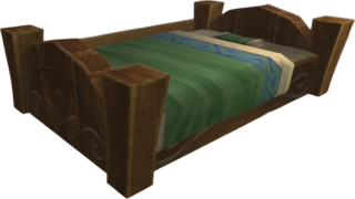 Bed model from Skyward Sword HD