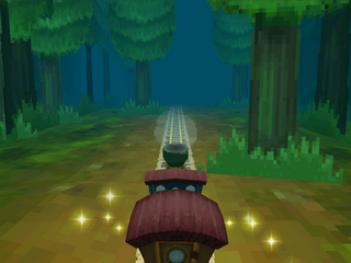 Lost Woods screenshot from Spirit Tracks