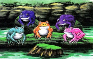 Fabulous Five Froggish Tenors artwork from Ocarina of Time