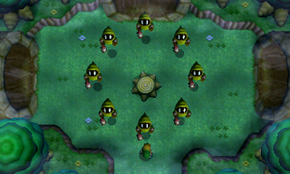 Lost Woods screenshot from A Link Between Worlds