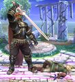 Ganondorf with the Dusk Claymore from Super Smash Bros. Brawl