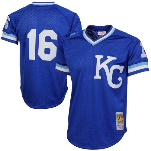 Bo Jackson Kansas City Royals Mitchell & Ness 1989 Authentic Cooperstown Collection Batting Mesh Practice Jersey - Royal