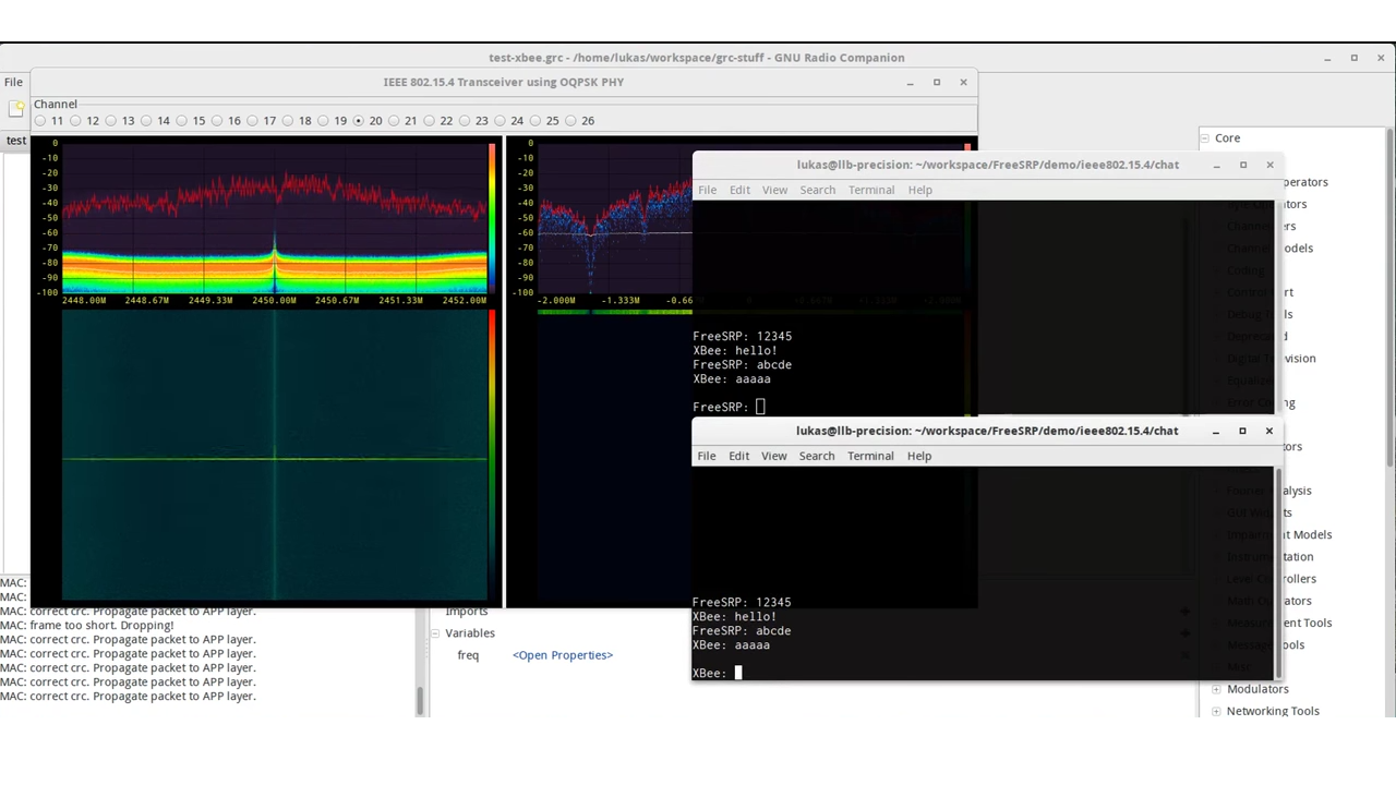 Communicating with an XBee