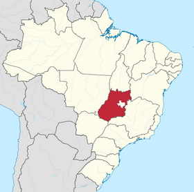 Localização de Goiás