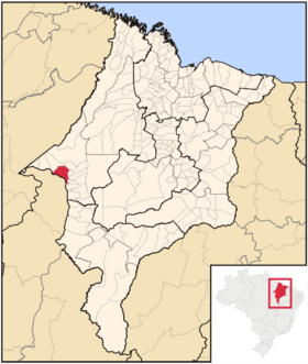 Localização de Imperatriz do Maranhão