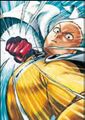 Saitama prestes a eliminar mais algum infeliz.