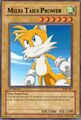 Se Sonic tem uma carta por que Tails também não pode ter?