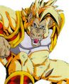 Golden Oozaru Baby Vegeta um tanto quanto furioso