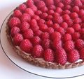 Nude Raspberry tart of the 20th century - tasty