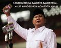 Prabowo Subianto juga pake Mastin